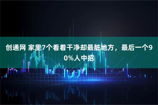创通网 家里7个看着干净却最脏地方，最后一个90%人中招